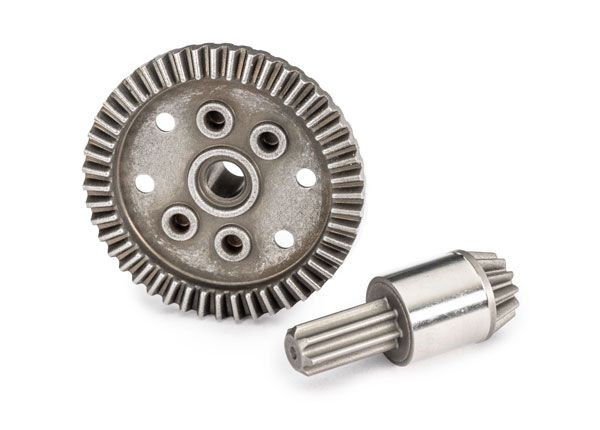 Traxxas Ring gear, differential, 47-tooth/ pinion gear, differential, 12-tooth (planetary) (rear)