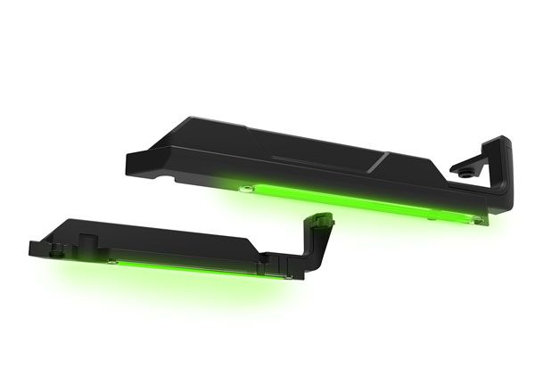 Traxxas LED light set, green, complete (underbody) (fits Mini Maxx) (requires #6588X power supply)