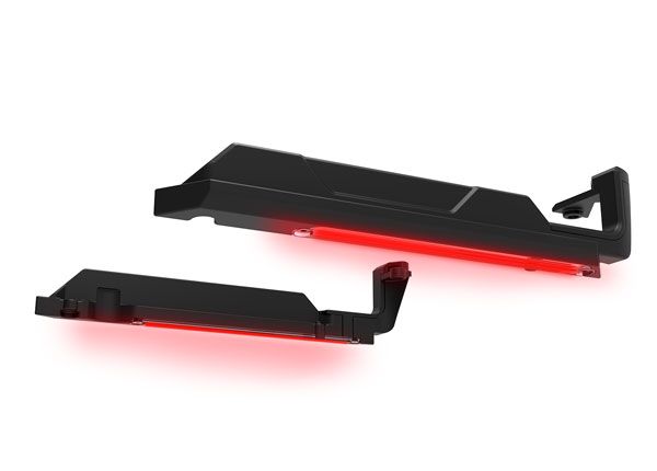 Traxxas LED light set, red, complete (underbody) (Mini Maxx)