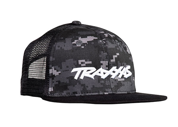 Traxxas Logo Hat Flat Bill Black