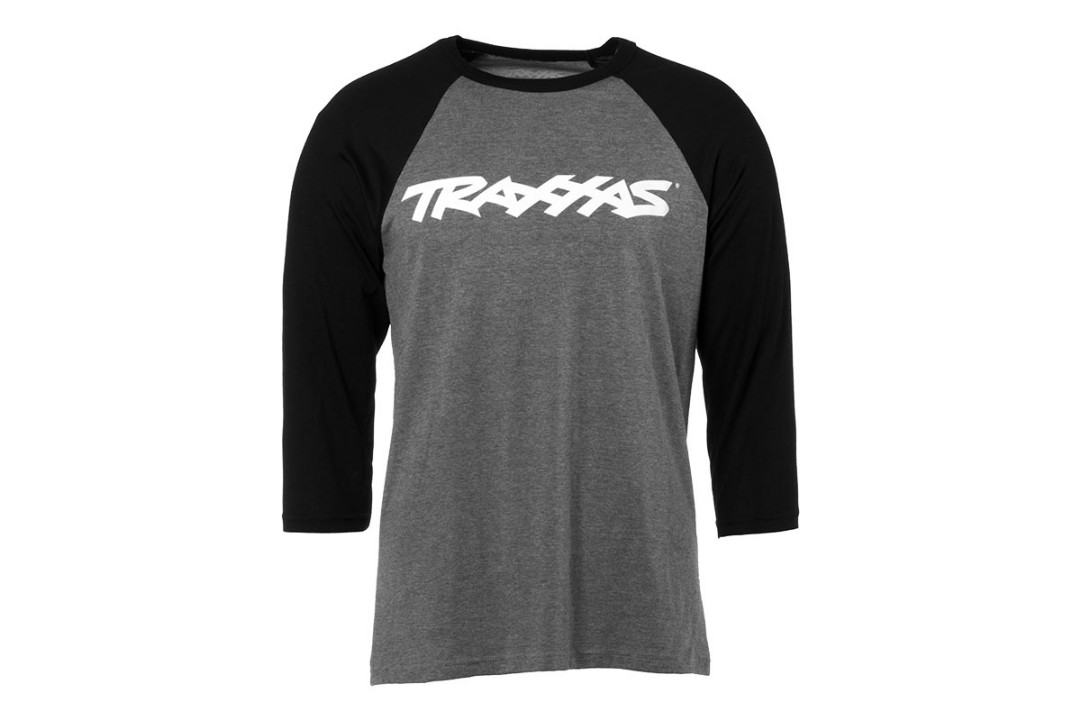 Traxxas Traxx Raglan Shirt Grey/Black Large