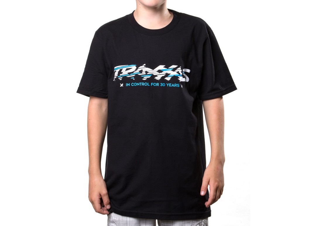 Traxxas Black Tee Sliced Tea Youth Medium