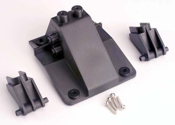 Traxxas Nose Cap/ Front Shock Mounts (2)/ Mounting Screws (4)