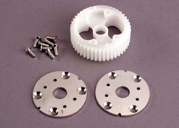 Traxxas Main Differential Gear (32-Pitch)/ Metal Side Plates (2)/Self-Tapping Screws (8)