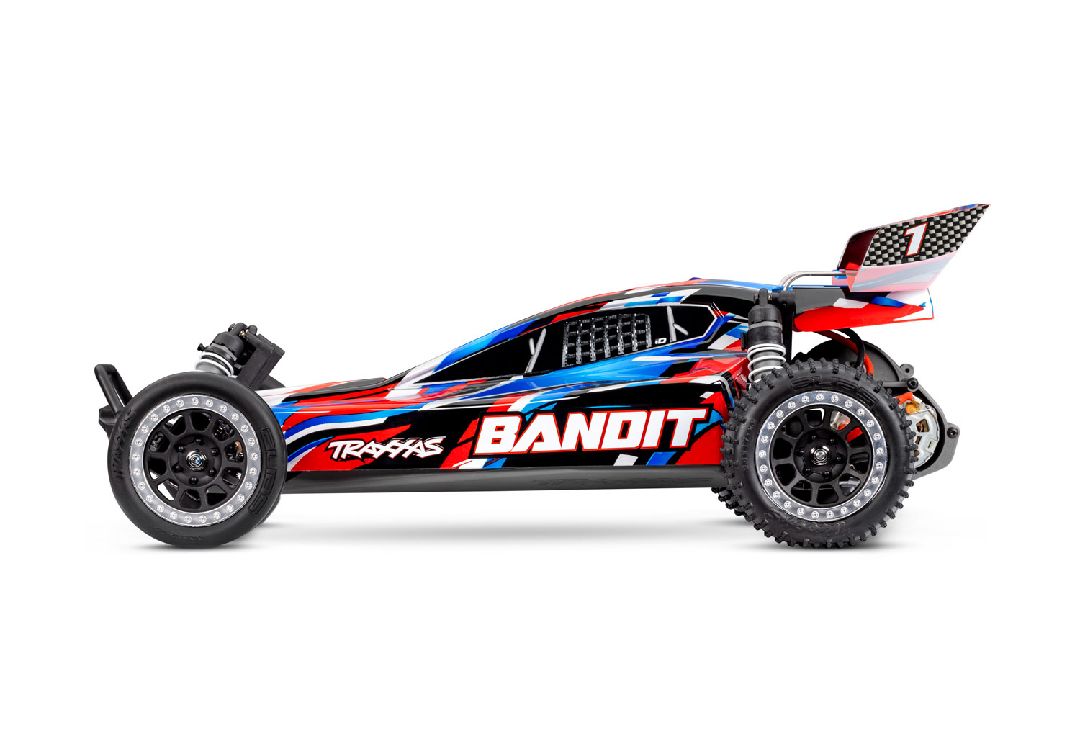 Traxxas Bandit 1/10 HD Buggy with TQ 2.4GHz - Red