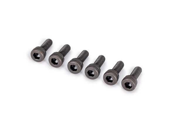 Traxxas Screws, 3x8mm caphead machine (hex drive) (6)