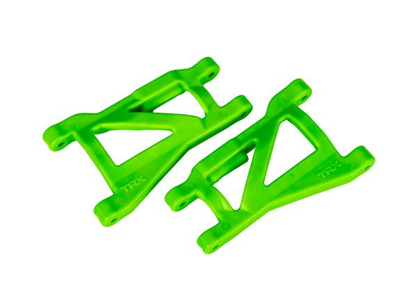 Traxxas Suspension arms, green (rear, left & right), heavy duty - Click Image to Close