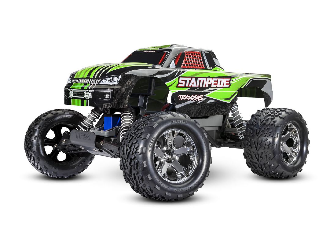 Traxxas Stampede 1/10 Monster Truck Extreme Heavy Duty - Green - Click Image to Close