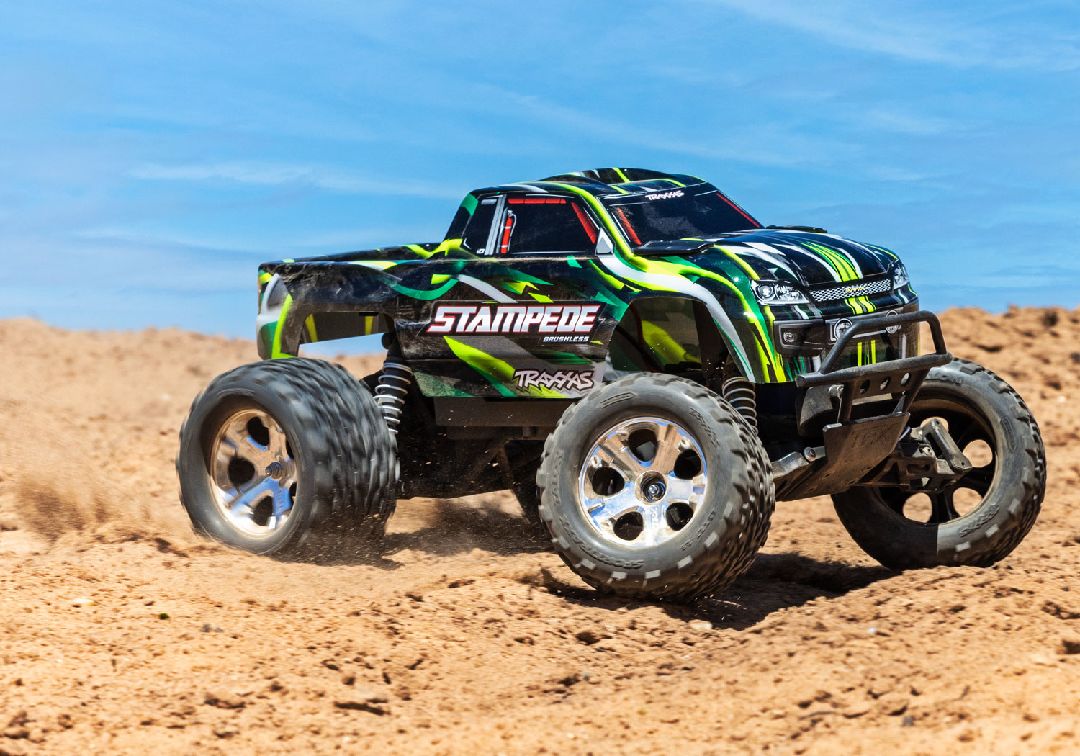 Traxxas 1/10 Stampede 2WD BL-2S HD Clipless - Green