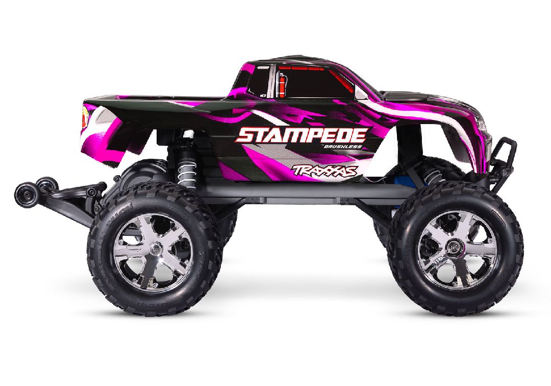 Traxxas 1/10 Stampede 2WD BL-2S HD Clipless - Pink