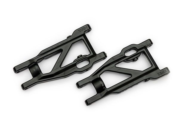 Traxxas Suspension arms, black, front/rear (left & right),heavy duty (2)