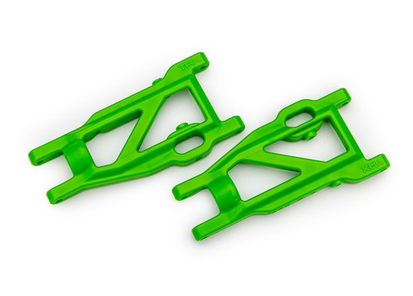 Traxxas Suspension arms, green, front/rear, heavy duty (2)