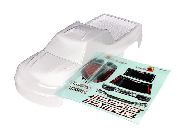 Traxxas Body Stampede Clear/Decals