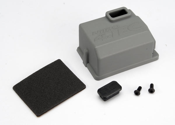 Traxxas Cover, Receiver (1)/X-Tal Access Rubber Plug/Adhesive Foam Chassis Pad/ 3x8mm Bcs (2)