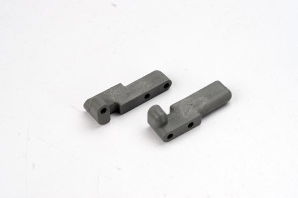 Traxxas Servo Mounts, Steering/Shift (F&R)(Grey)