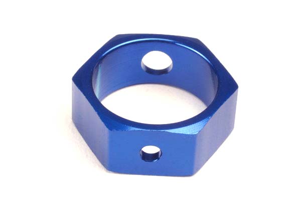 Traxxas Brake Adapter, Hex Aluminum (Blue) (Use With Hd Shafts)