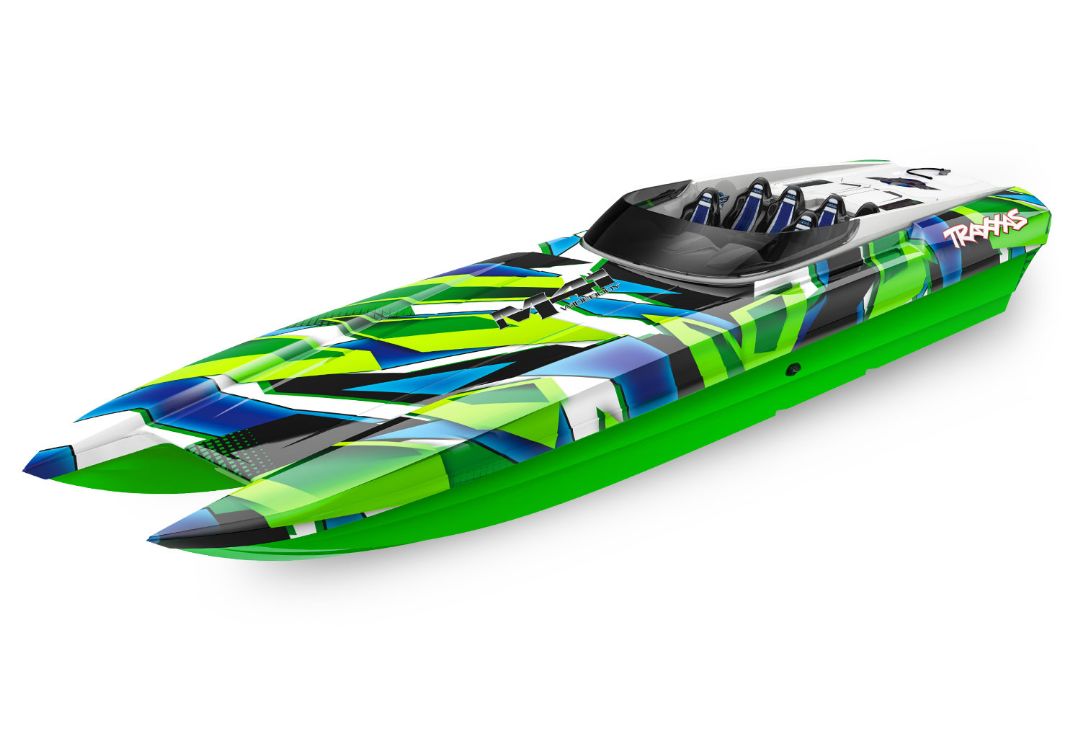 Traxxas DCB M41 Widebody 40" Catamaran GreenR w/ Trailer