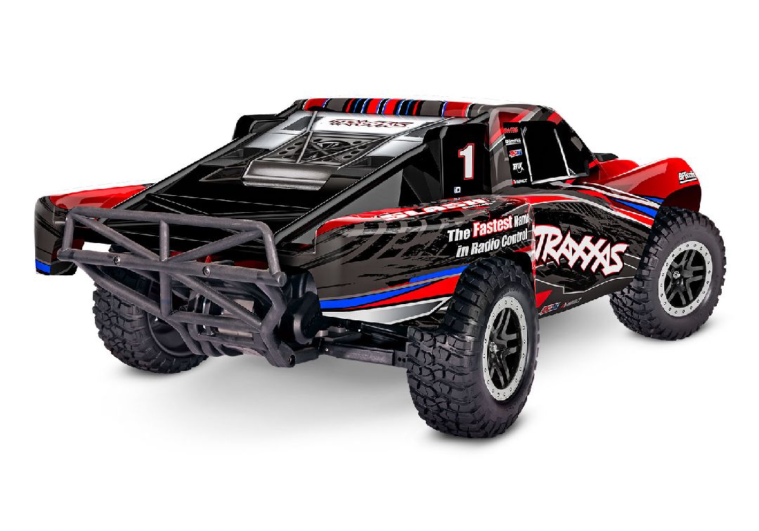 Traxxas Slash 1/10 Brushless 2WD Short Course Truck RTR - Red - Click Image to Close