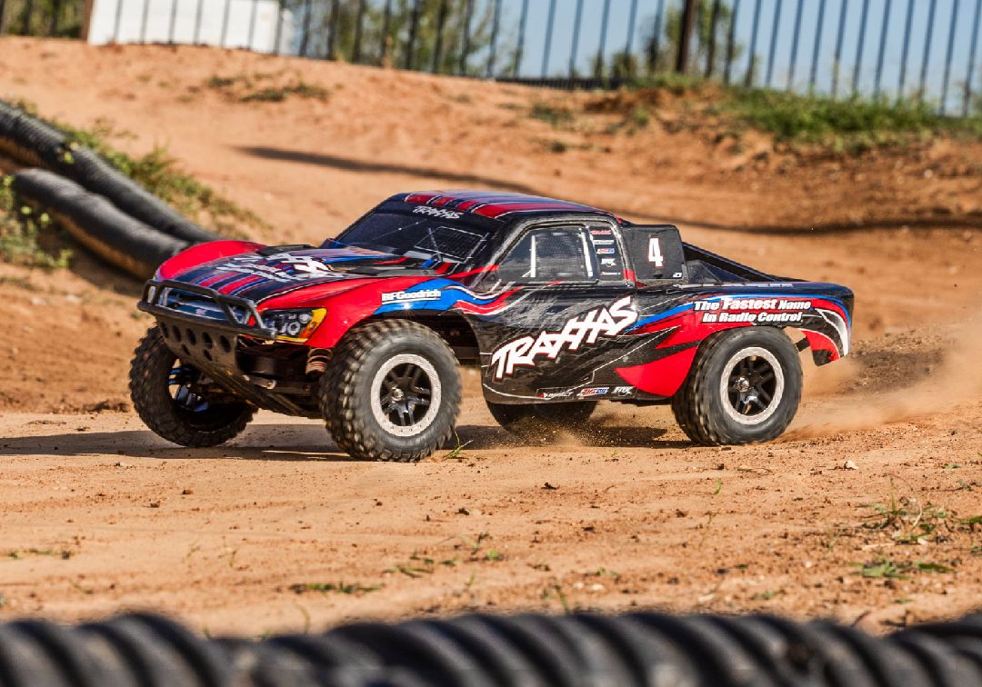 Traxxas Slash 1/10 Brushless 2WD Short Course Truck RTR - Red - Click Image to Close