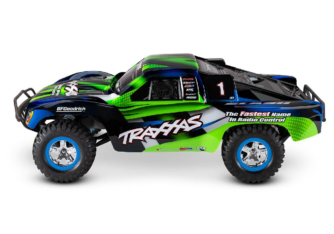 Traxxas Slash 1/10 2WD Short Course Truck Extreme HD - Green - Click Image to Close