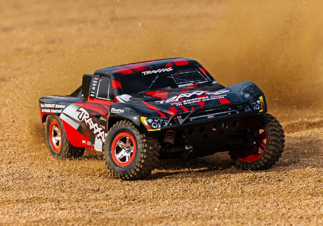 Traxxas Slash 1/10 2WD Short Course Truck Extreme HD - Red - Click Image to Close