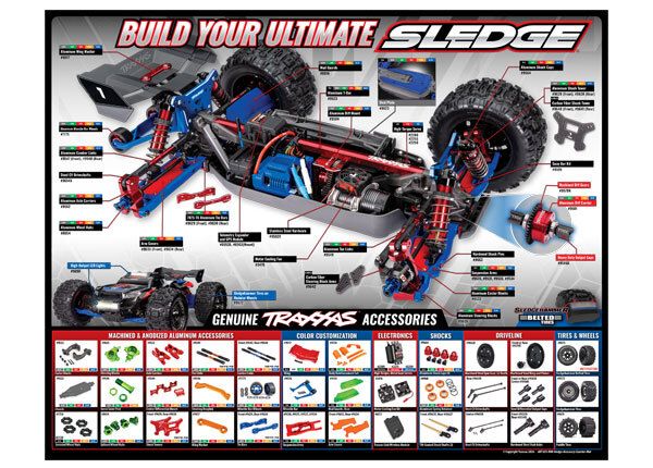 Traxxas Counter Mat: Sledge Accessories - Click Image to Close