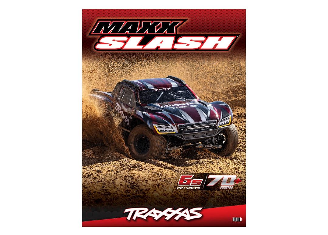 Traxxas Window Cling: Maxx Slash-4WD - 36