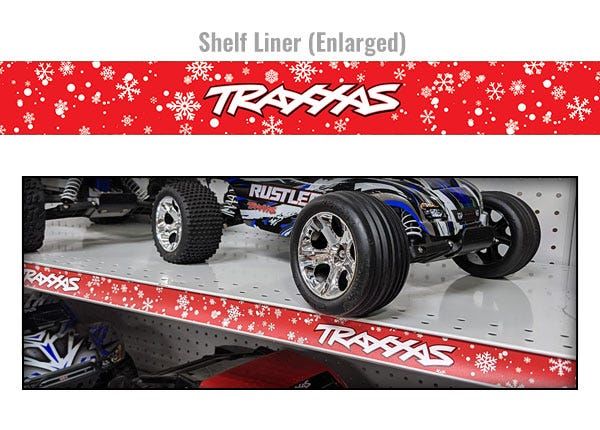 Traxxas Holiday Shelf Liner Red Adhesive Vinyl