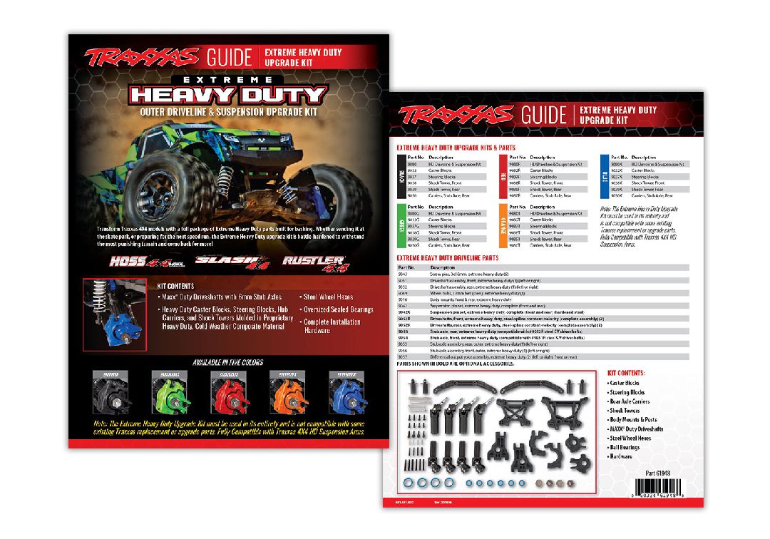 Traxxas REF GUIDE XHD UG KIT