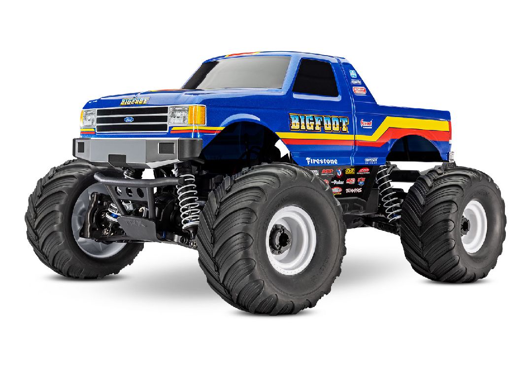 Traxxas Bigfoot 4X4 Brushless: 1/10-scale 4WD Monster Truck with TQ 2.4GHz radio system