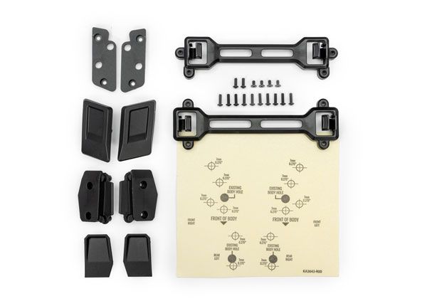 Traxxas Body conversion kit, Slash 2WD/4X4 (clipless mounting)