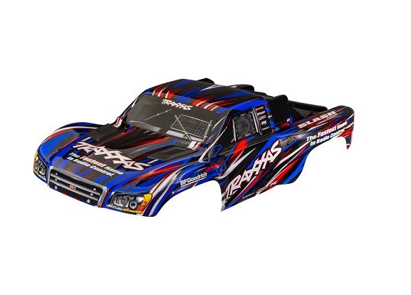 Traxxas Body, Slash, blue (for clipless mounting)