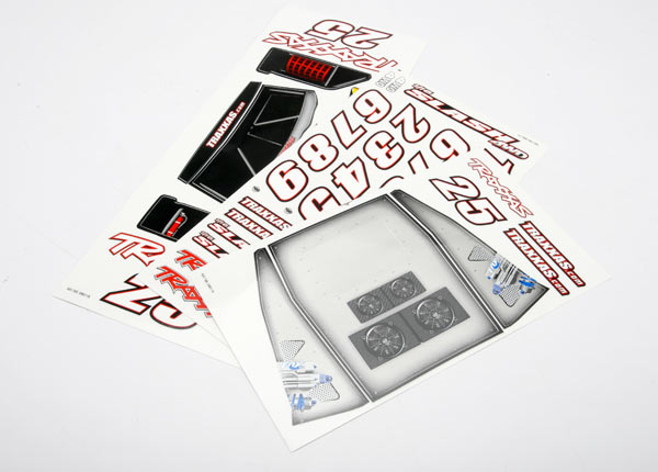 Traxxas Decal Sheets, 1/16 Slash