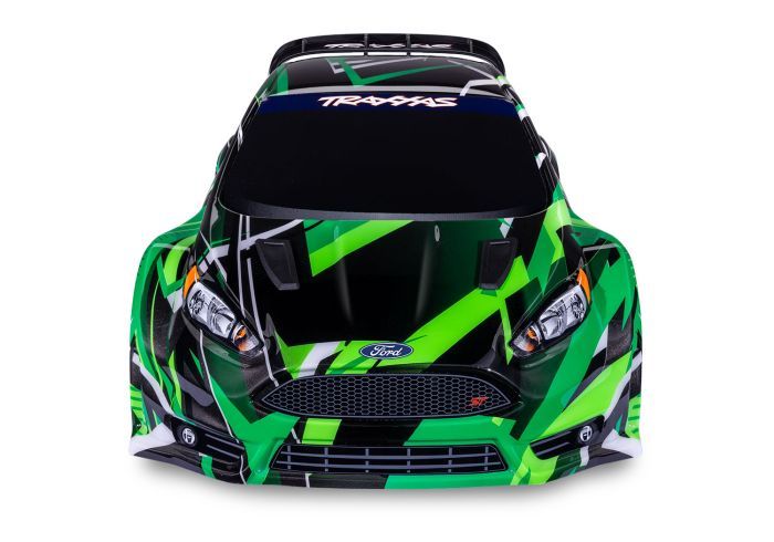 Traxxas Ford Fiesta Rally VXL 4X4 - Green - Click Image to Close