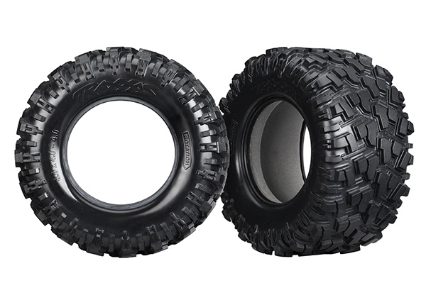 Traxxas Tires, Maxx AT (Left & Right) (2)/ Foam Inserts (2)