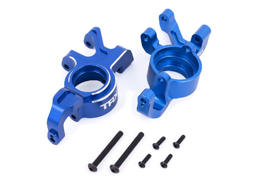 Traxxas Steering Blocks 6061-T6 Aluminum (Blue-Anodized) Left & Right