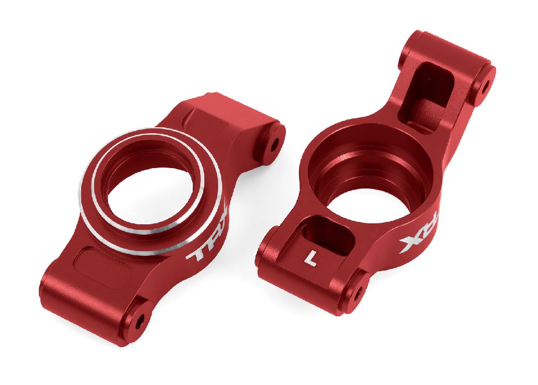 Traxxas Carriers Stub AxLe (Red-Anodized 6061-T6 Aluminum) (Left & Right)