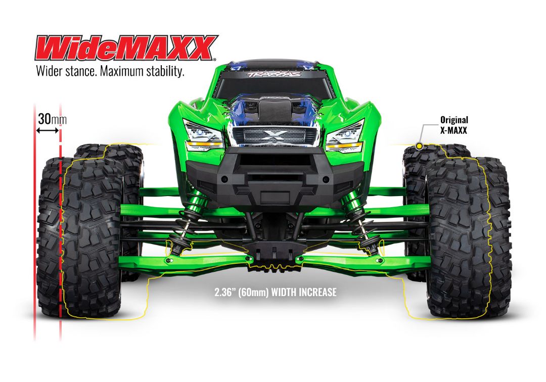 Traxxas Suspension kit X-Maxx WideMaxx Red