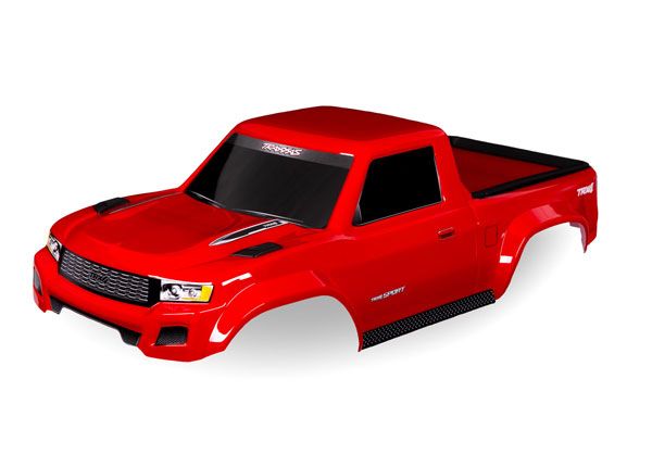 Traxxas Body, TRX-4 Sport, red (painted, clipless)