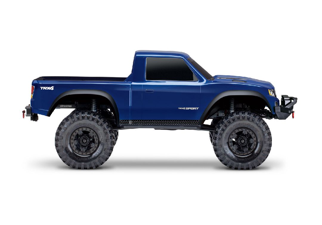 Traxxas TRX-4 Sport, clipless body, no battery or charger - Blue