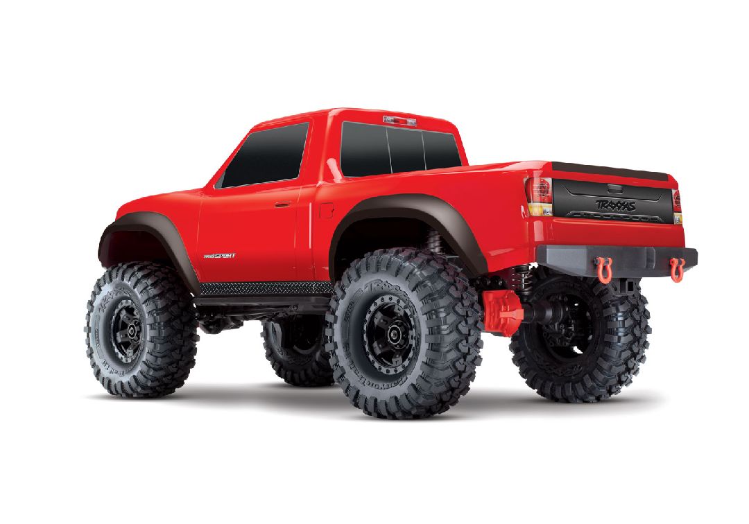 Traxxas TRX-4 Sport, clipless body, no battery or charger - Red