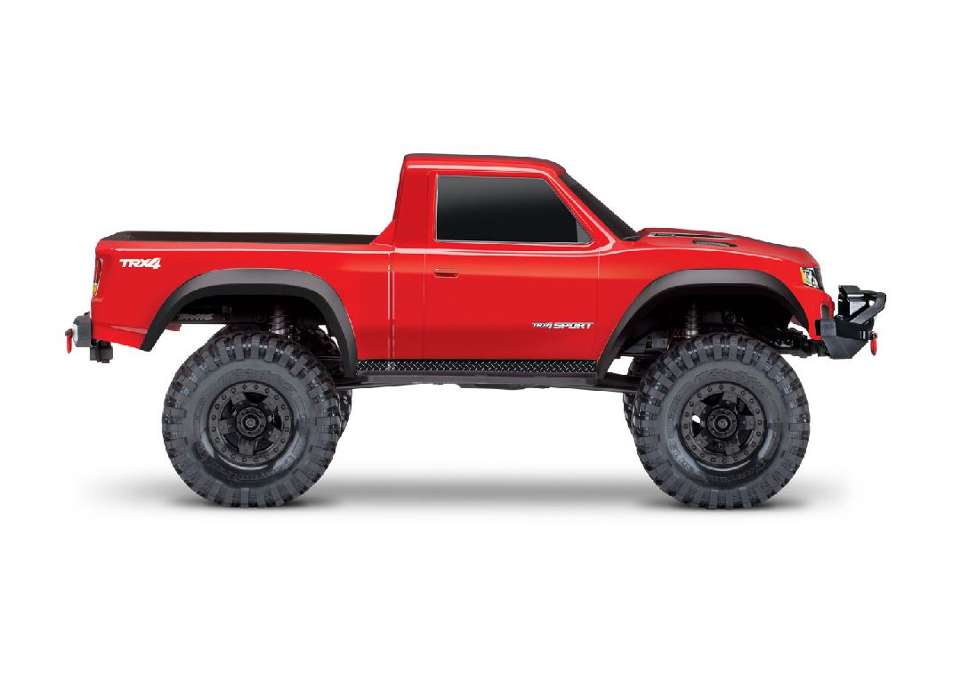 Traxxas TRX-4 Sport, clipless body, no battery or charger - Red