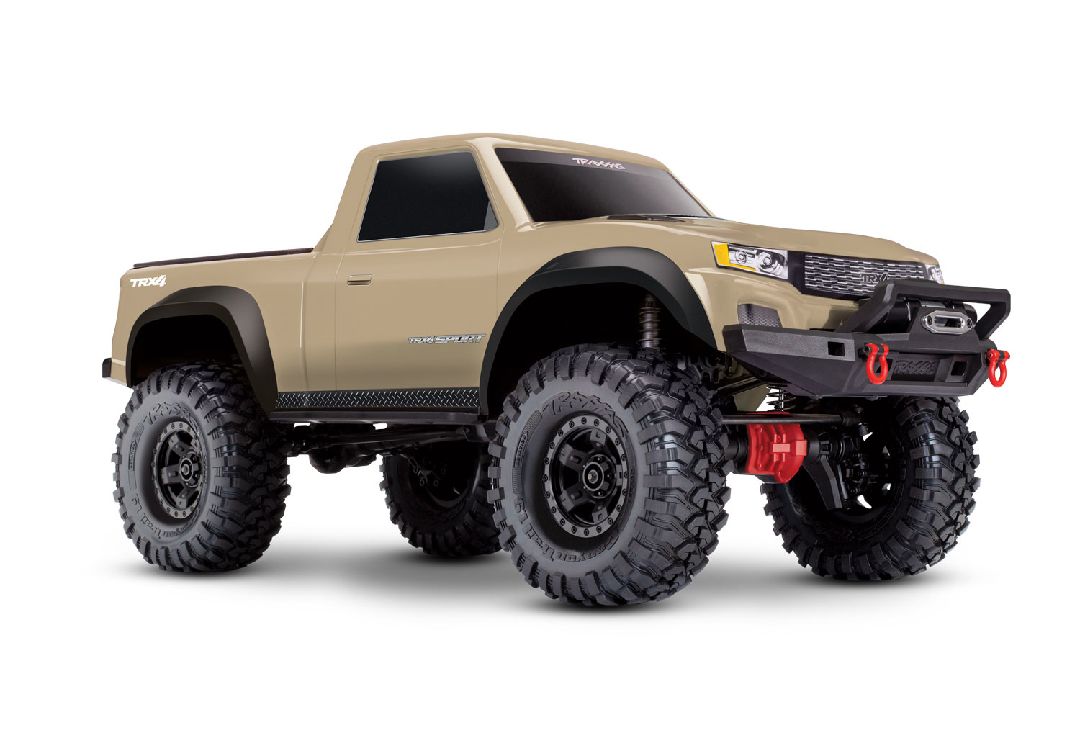 Traxxas TRX-4 Sport, clipless body, battery or charger - Tan