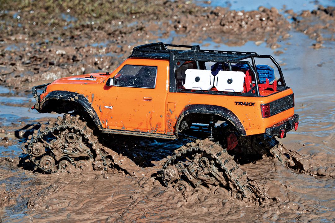 Traxxas TRX-4 with Deep-Terrain Traxx 1/10 4X4 Truck - Orange