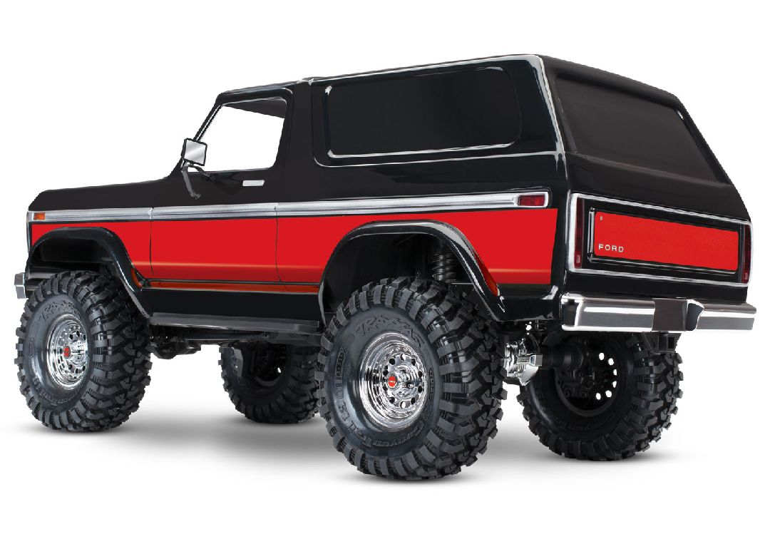 Traxxas TRX-4 1979 Ford Bronco Clipless Body - Red