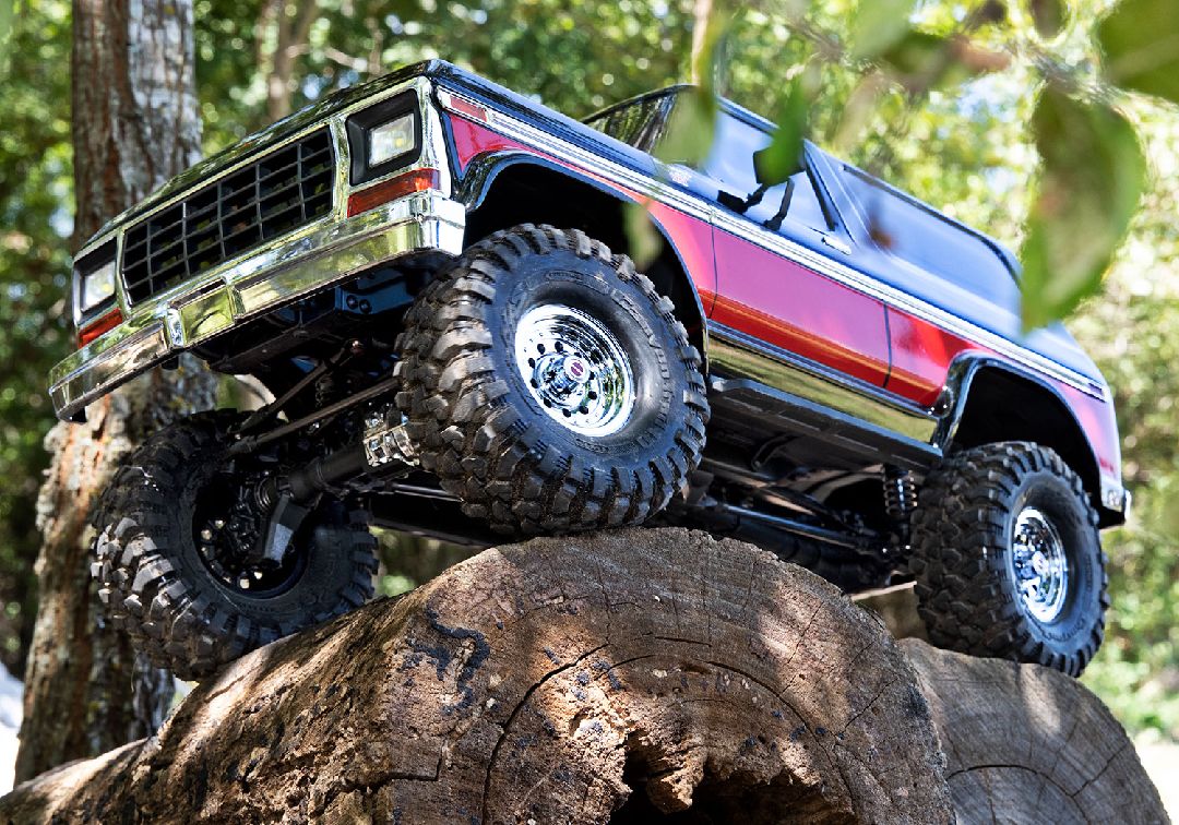 Traxxas TRX-4 1979 Ford Bronco Clipless Body - Red