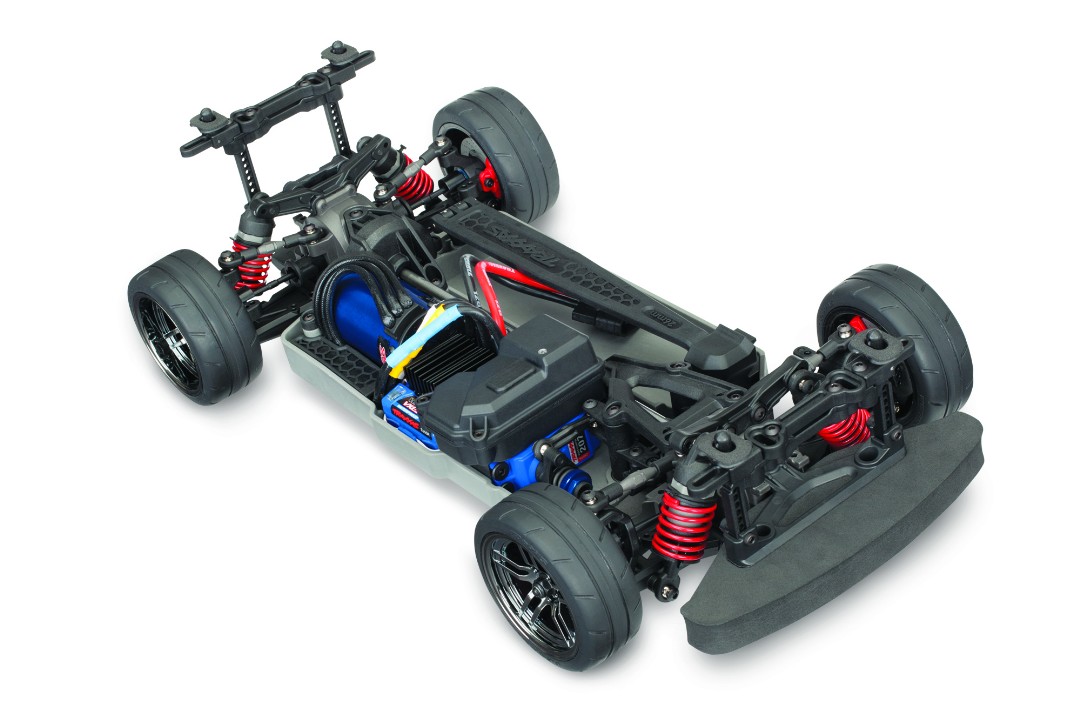 Traxxas 4-Tec 2.0 VXL AWD Chassis-Only: 1/10 Scale AWD On-Road, Fully-Assembled, Waterproof, TQi 2.4GHz Radio System, Traxxas Stability Management, VXL-3s Electronic Speed Control. Requires: 200mm Body, Battery and Charger