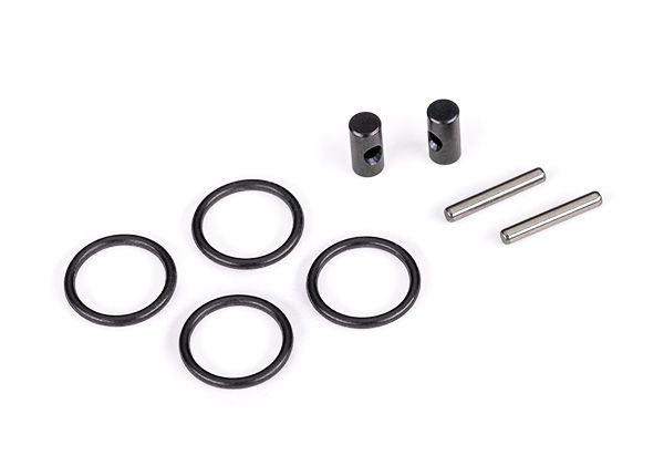 Traxxas Rebuild kit, 4-Tec 2.0 steel constant-velocity driveshafts (includes pins & o-rings for 2 driveshaft assemblies)