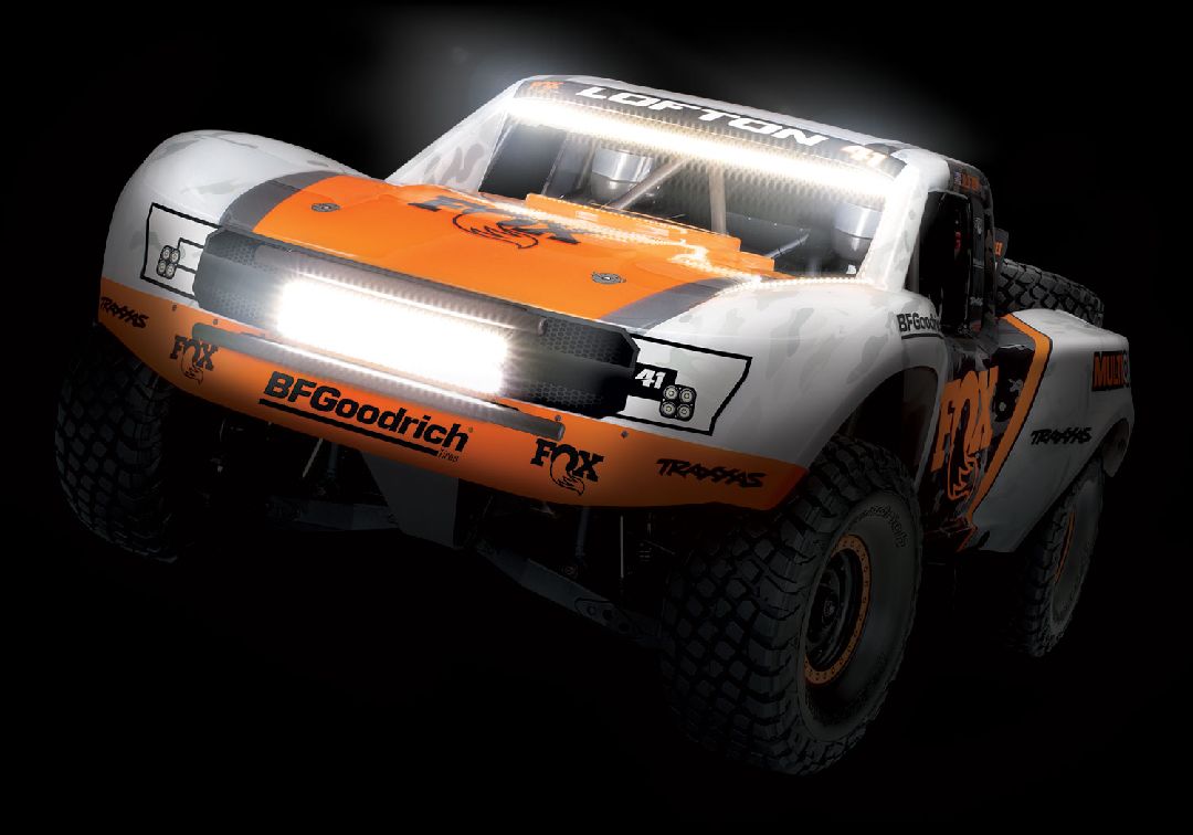 Traxxas Unlimited Desert Racer (UDR) with lights - Fox