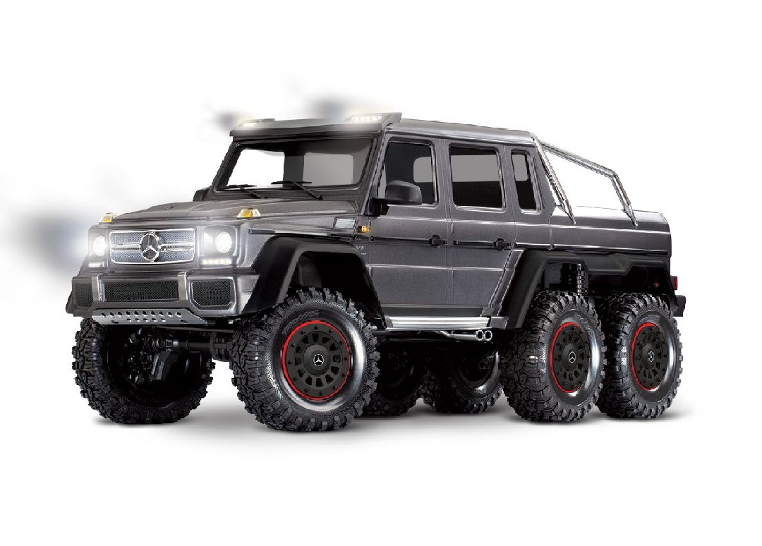 Traxxas TRX-6 Mercedes Benz G63 AMG 6x6 clipless body - Silver